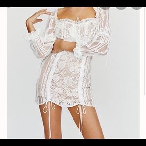 NWT For Love & Lemons Monroe Lace Dress